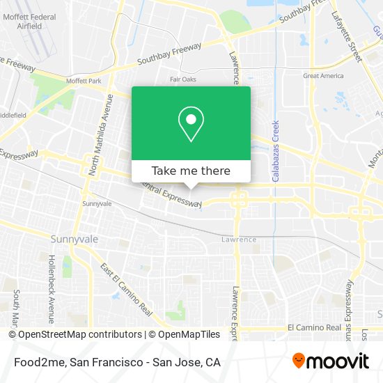Mapa de Food2me