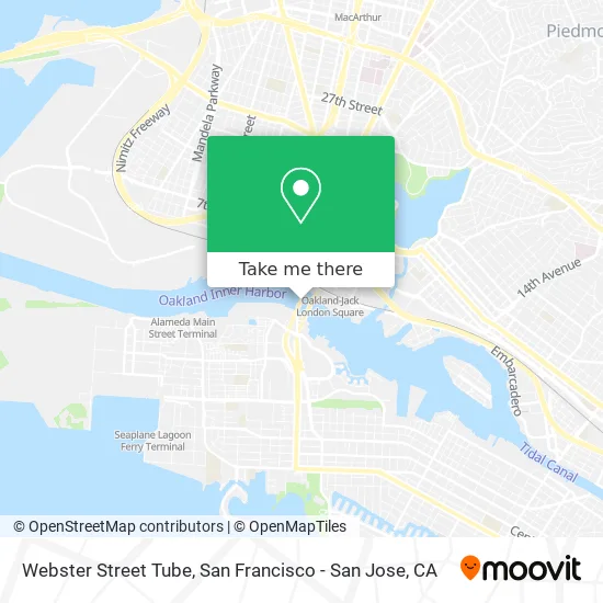 Webster Street Tube map