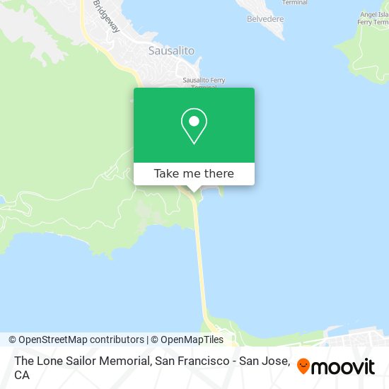 The Lone Sailor Memorial map