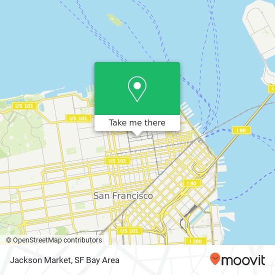 Mapa de Jackson Market