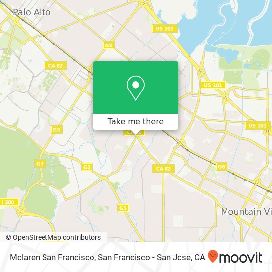 Mapa de Mclaren San Francisco