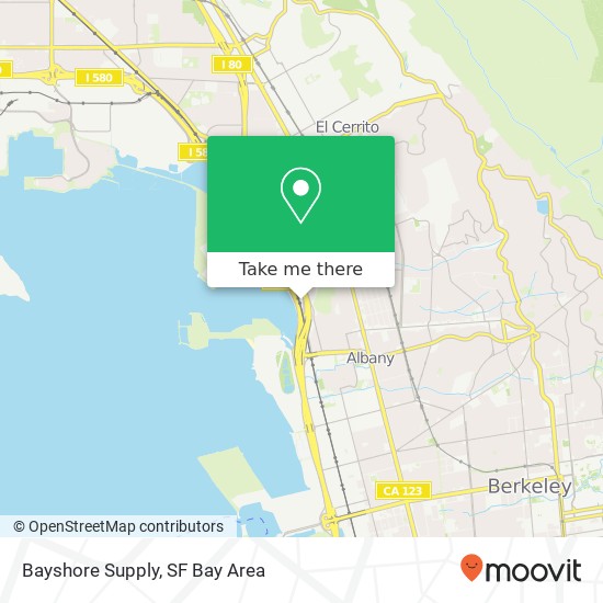 Bayshore Supply map