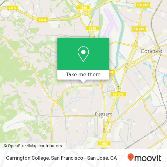 Carrington College map