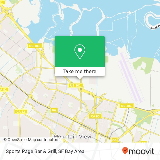 Mapa de Sports Page Bar & Grill