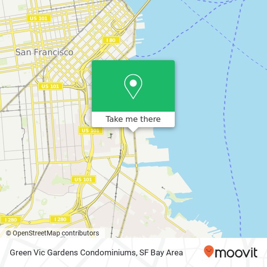 Green Vic Gardens Condominiums map