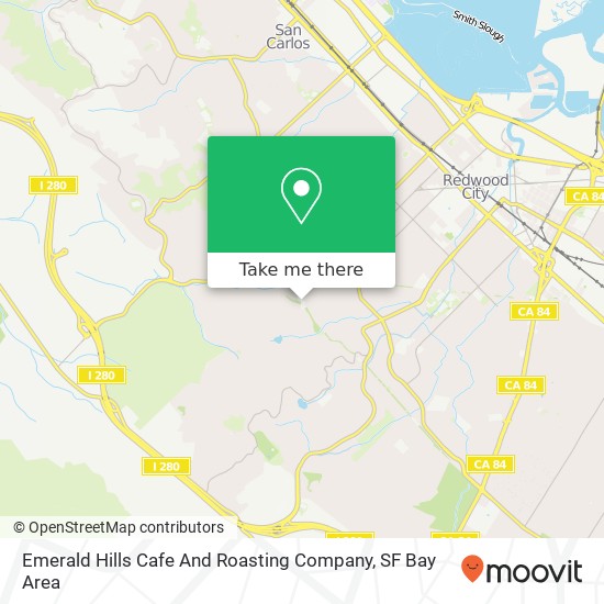 Mapa de Emerald Hills Cafe And Roasting Company