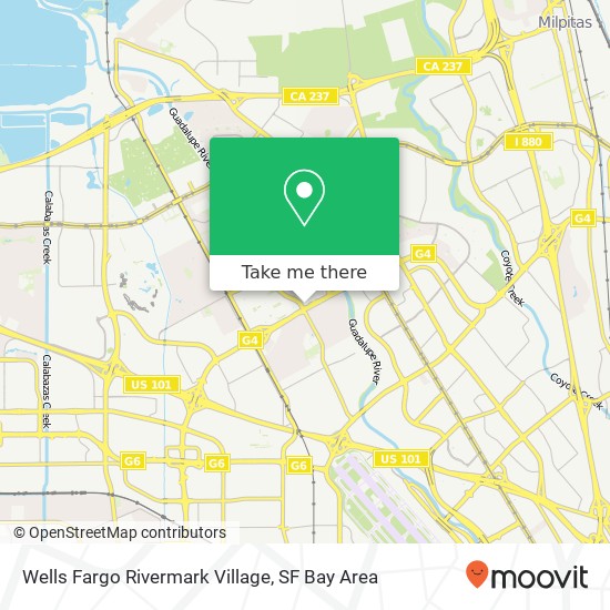 Mapa de Wells Fargo Rivermark Village