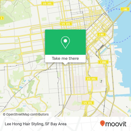 Mapa de Lee Hong Hair Styling