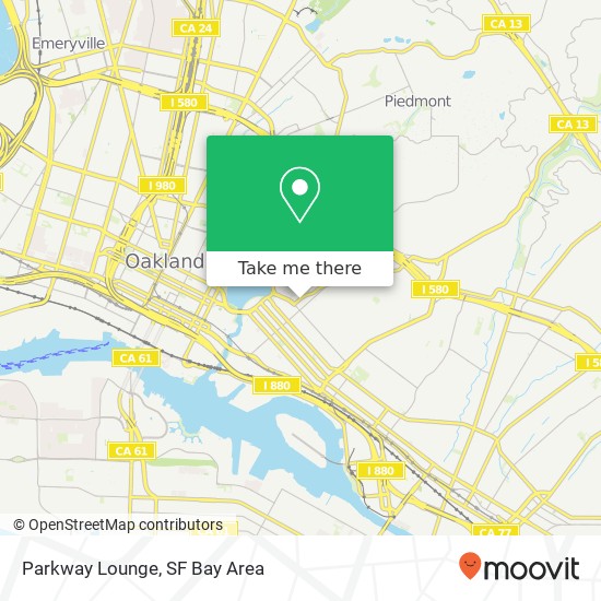 Parkway Lounge map