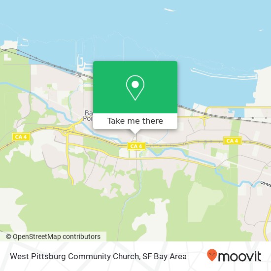 West Pittsburg Community Church map