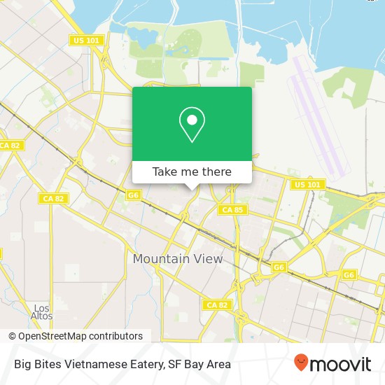 Big Bites Vietnamese Eatery map