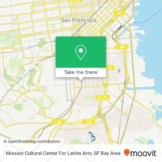 Mission Cultural Center For Latino Arts map