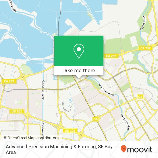 Mapa de Advanced Precision Machining & Forming