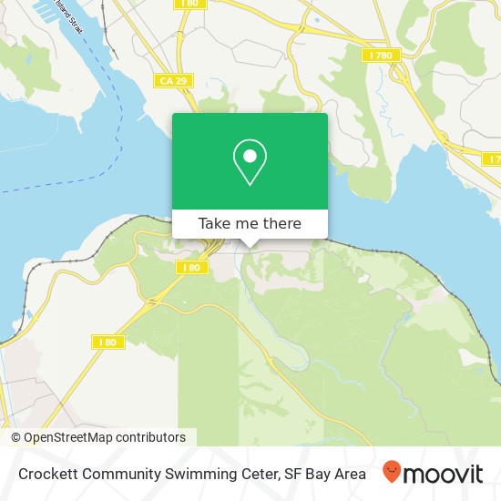 Crockett Community Swimming Ceter map