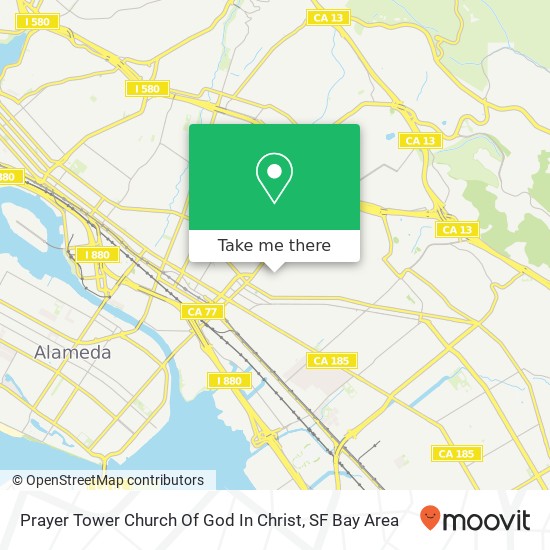 Prayer Tower Church Of God In Christ map