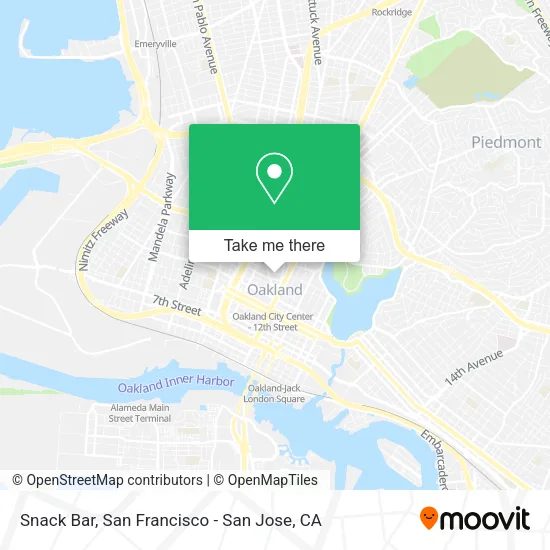 Snack Bar map