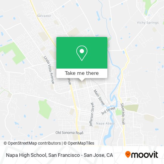 Mapa de Napa High School