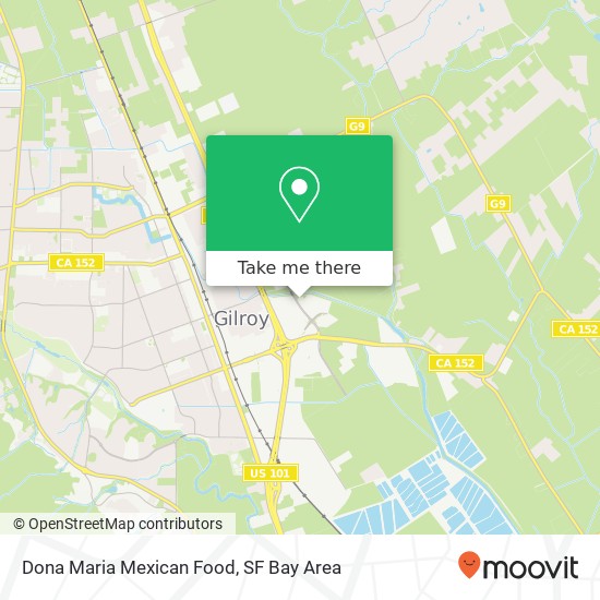 Dona Maria Mexican Food map