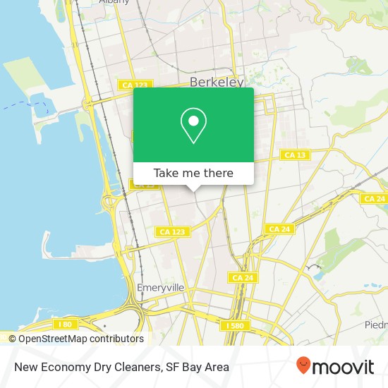 New Economy Dry Cleaners map