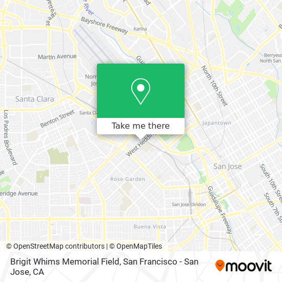 Mapa de Brigit Whims Memorial Field