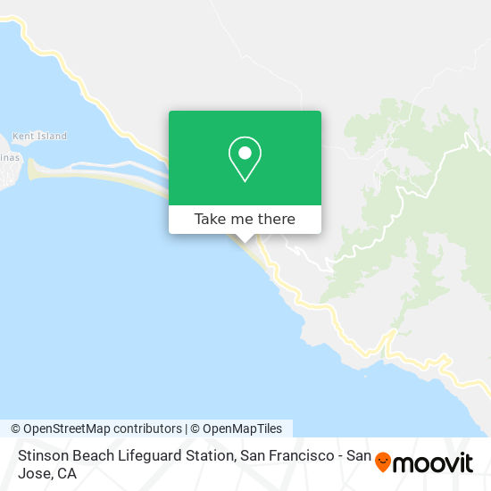 Stinson Beach Lifeguard Station map