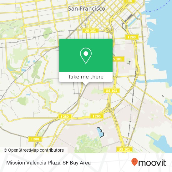 Mission Valencia Plaza map