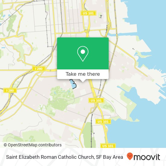 Saint Elizabeth Roman Catholic Church map