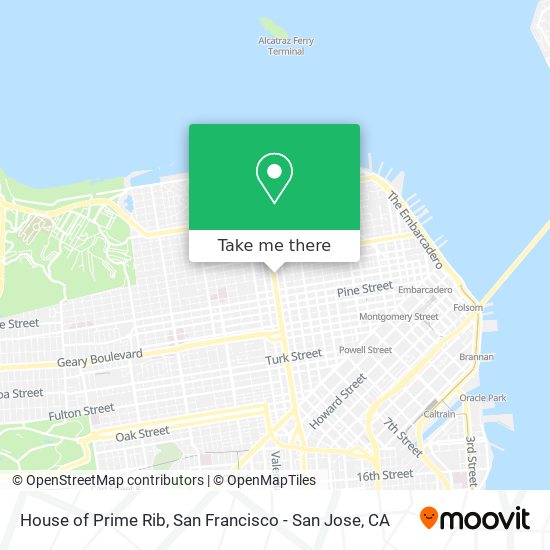 Mapa de House of Prime Rib