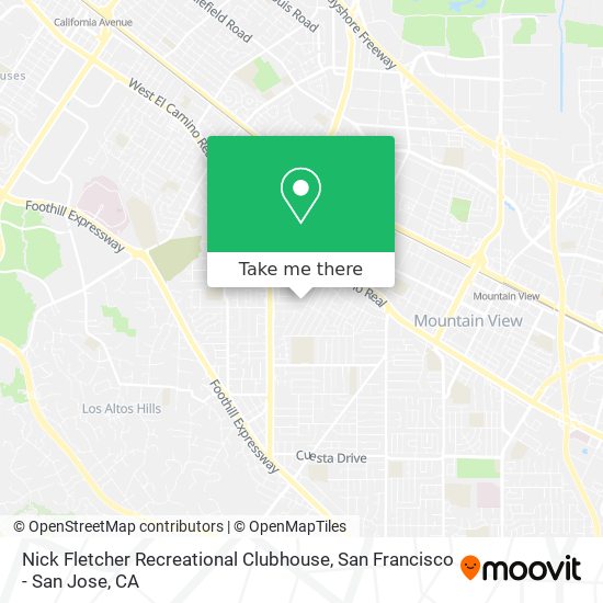 Nick Fletcher Recreational Clubhouse map
