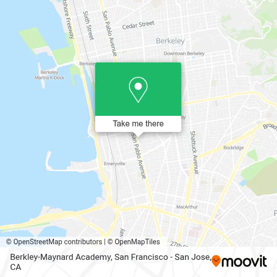 Berkley-Maynard Academy map