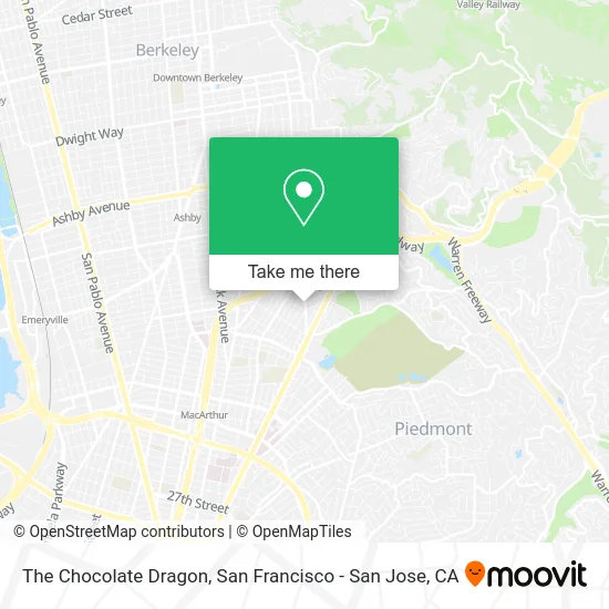 The Chocolate Dragon map