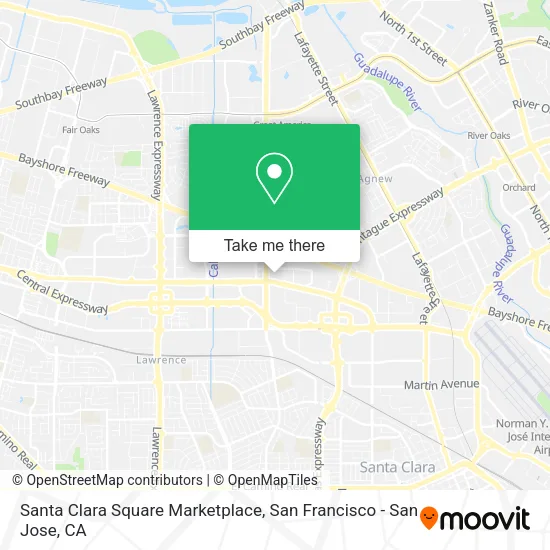Santa Clara Square Marketplace map
