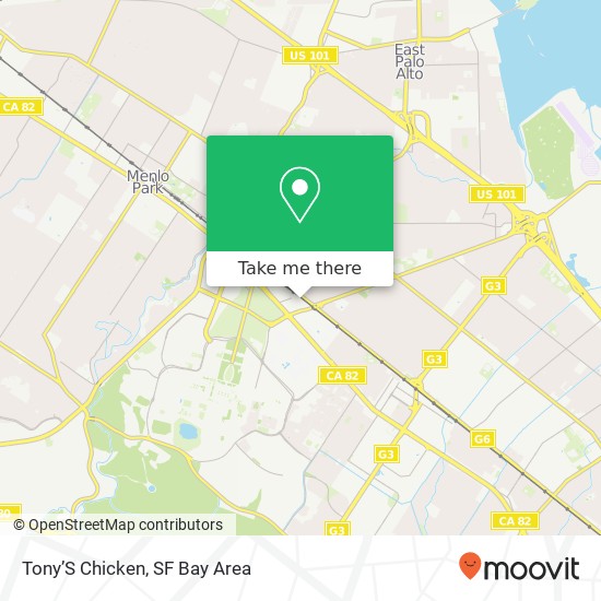 Mapa de Tony’S Chicken