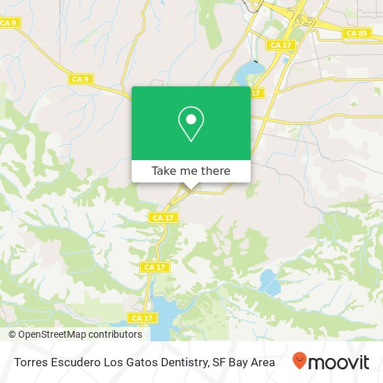 Mapa de Torres Escudero Los Gatos Dentistry