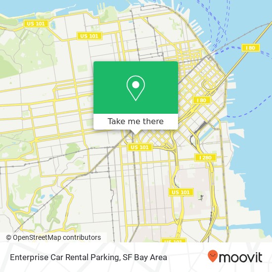 Mapa de Enterprise Car Rental Parking