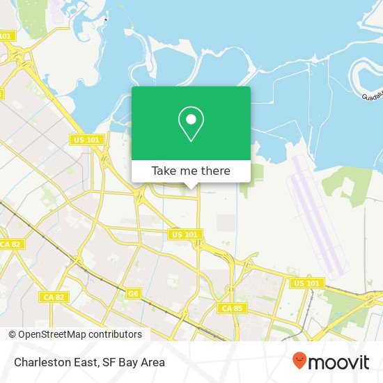 Mapa de Charleston East