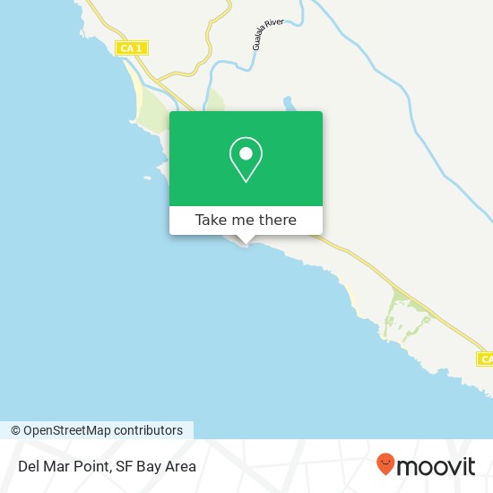 Del Mar Point map