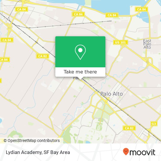 Mapa de Lydian Academy