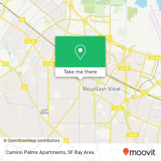 Camino Palms Apartments map