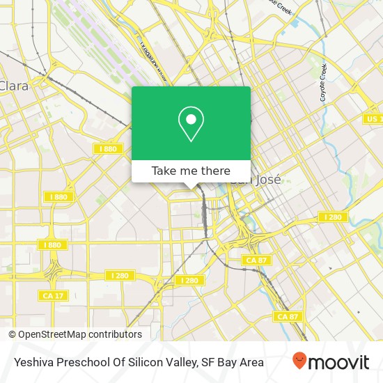 Yeshiva Preschool Of Silicon Valley map