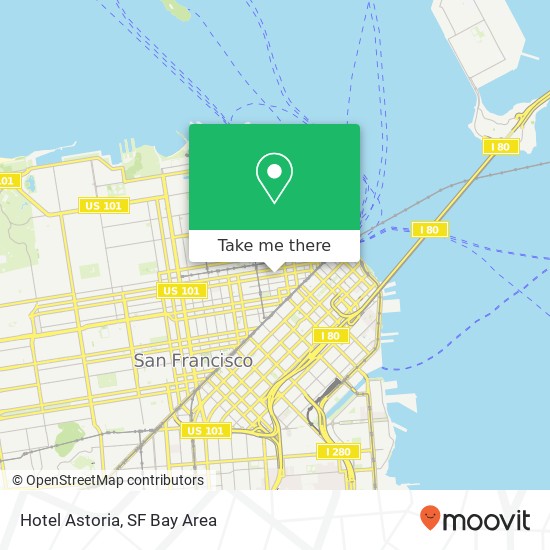 Hotel Astoria map