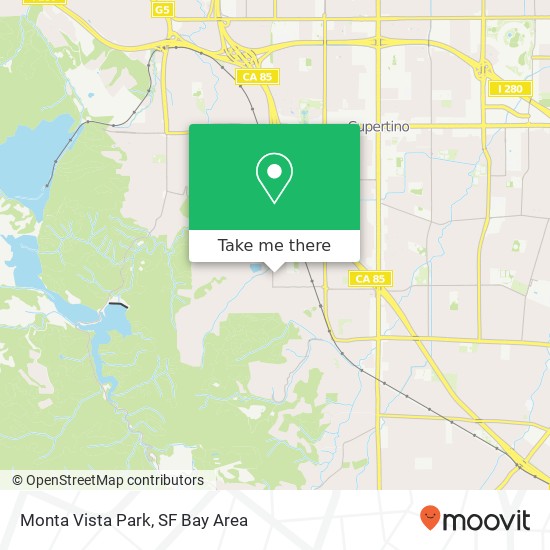Monta Vista Park map
