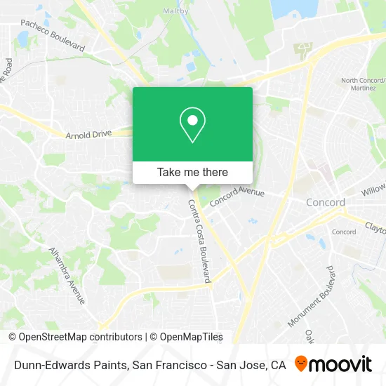 Mapa de Dunn-Edwards Paints