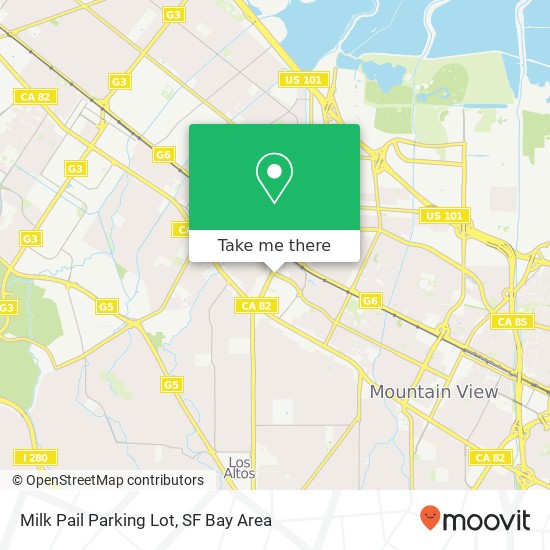 Mapa de Milk Pail Parking Lot