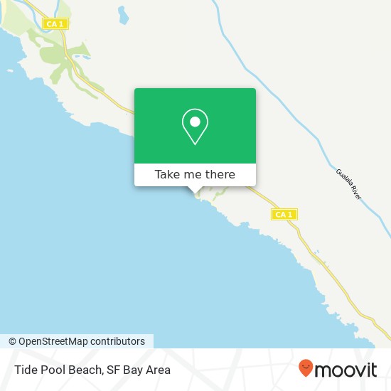 Mapa de Tide Pool Beach