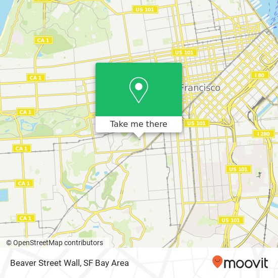 Mapa de Beaver Street Wall