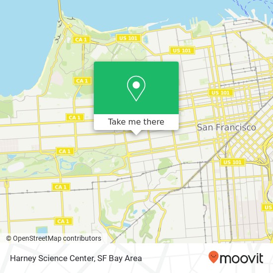 Harney Science Center map