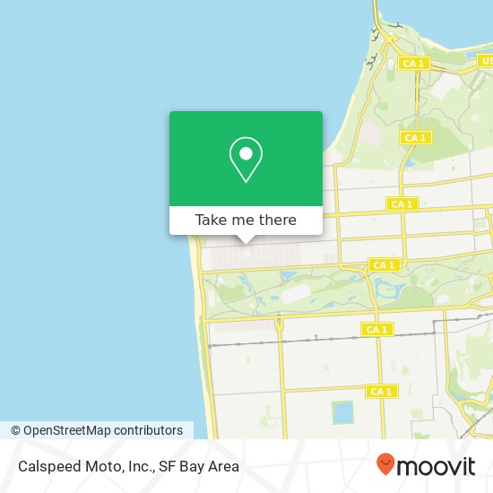 Calspeed Moto, Inc. map