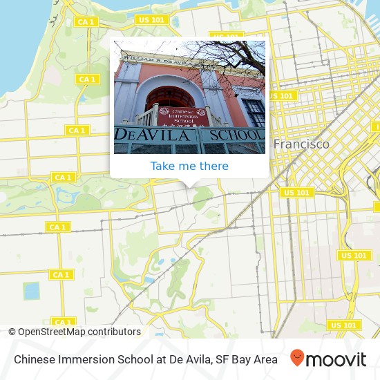 Mapa de Chinese Immersion School at De Avila