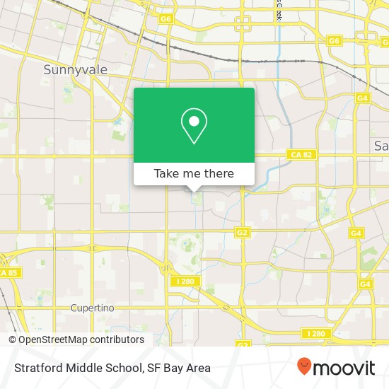 Stratford Middle School map